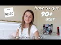 HOW I GOT A 90+ ATAR | Advice I Wish I Knew for Year 12 + Study Tips!