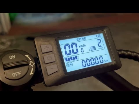 Advanced Settings Menu on Ouxi V8 ebike Display