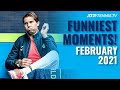 Funny Tennis Moments & Fails ?: February 2021