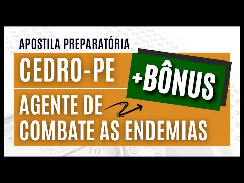 Apostila para Agente de Combate as Endemias(Concurso Cedro - PE 2024)