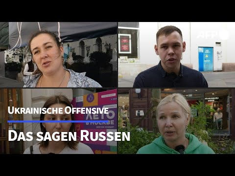 "Ein schwerer Schlag": Das sagen Russen zur Kursk-Offensive | AFP