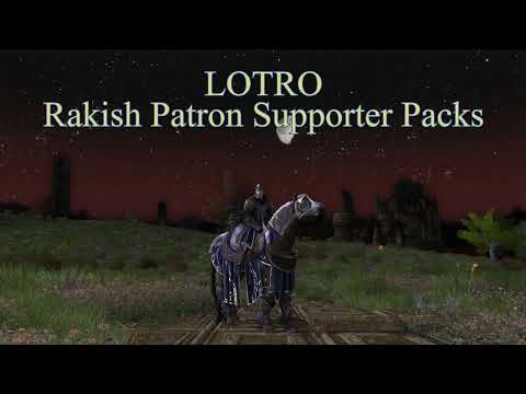 LOTRO Rakish Patron Supporter Pack Cosmetic Items