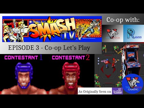 Retro Arcade Gameplay | Smash TV - Full Arcade Co-op Let's Play - Retro Gaming |