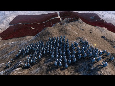 200 German Soldiers Defend Volcano from 20.000 Spartans - Ultimate Epic Battle Simulator