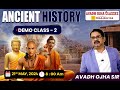 GS Foundation | Ancient History | Demo Class 2 | By Avadh Ojha Sir #avadhojha #ancienthistory