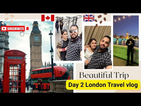 Travel Vlog| Canada 🇨🇦 to London UK 🇬🇧| couple vlog| 🤣sade nal hogi klol 😂| attractions to visit