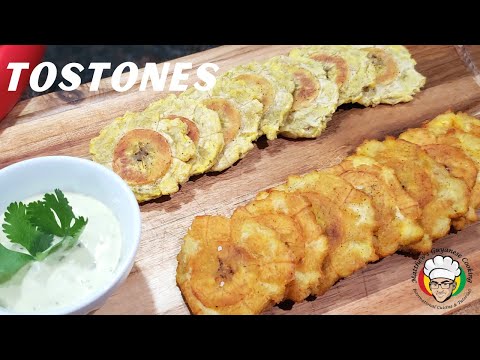 Baked vs. Fried Tostones || Baked/Fried Green Plantains || Happy 4th!- Episode 255
