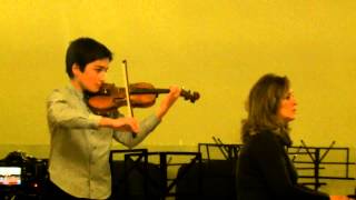 Nika Japaridze 12year old violinist plays (fritz kreisler variations on a theme of corelli)
