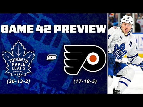 Maple Leafs at Philadelphia Flyers - Game 42 Preview & Bets
