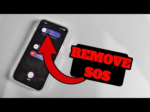 How do remove sos so that can make or receive calls