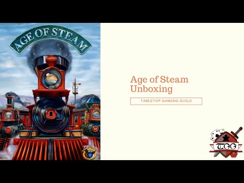 Age of Steam Board Game Unboxing