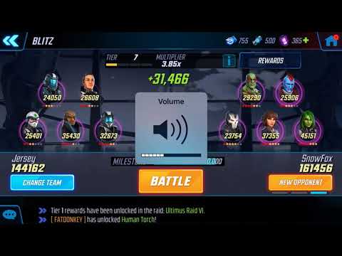 Marvel Strike Force Shield team Blitz