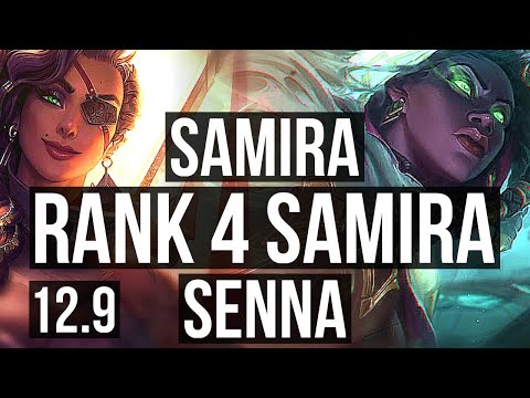 SAMIRA & Janna vs SENNA & Morgana (ADC) | Rank 4 Samira, 300+ games, 15/4/6 | NA Challenger | 12.9