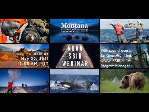 NOAA SBIR webinar with Dr. Genevieve Lind, November 30, 2021