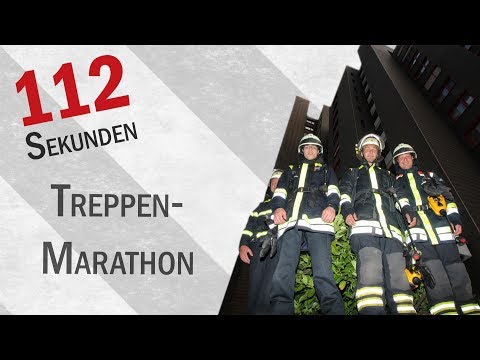 112 Sekunden: 1202 Stufen mit voller Feuerwehrmontur (SkyRun)