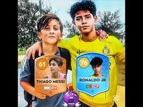 Ronaldo & messi x Ronaldo jr or thiago messi 🤯 #shorts #dreamleaguesoccer2025  #pes  #virial