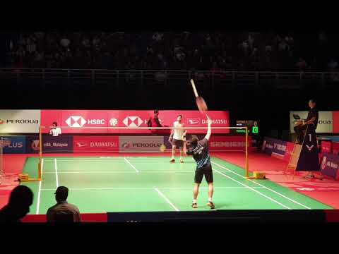 Nice Angle -  Anthony Giting vs PARUPALLI Kashyap | Badminton Malaysia Master 2019