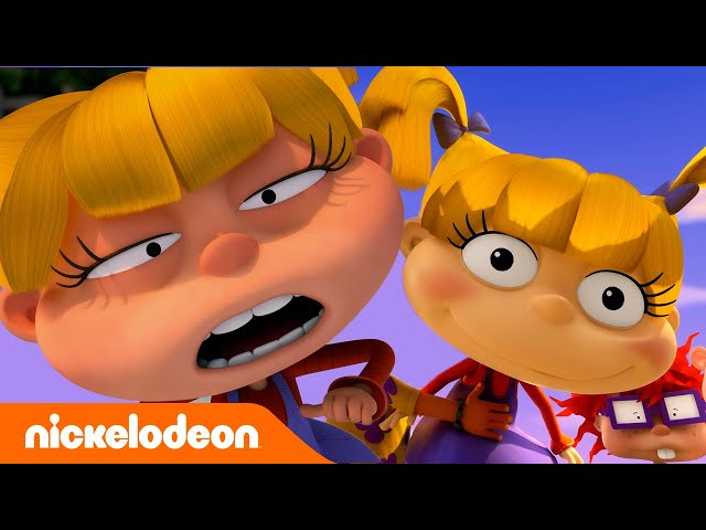 Vídeo relacionado con Rugrats Angelica With Retro Flowers And Name Design Camiseta