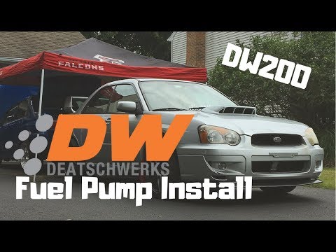 Deatschwerks DW200 Fuel Pump Install - 04 WRX