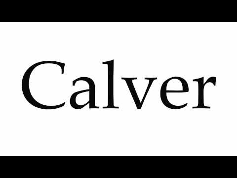 How to Pronounce Calver