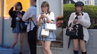 4K【大久保公園】5/16(火)17時〜病院前周辺をお散歩👣ミニスカが似合うP活立ち〇ぼ女子︎💕︎Walk in front of Okubo Park Hospital#okubopark