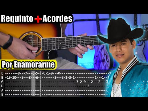 Por Enamorarme - Los Plebes Del Rancho De Ariel Camacho - Requinto + Acordes Tutorial Guitarra TABS