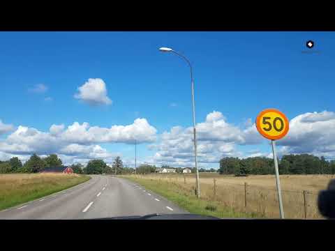 Drive from Sjöbo to Ravlunda, Kivik via Lövestad, Brösarp