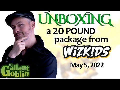 Unboxing a 20 POUND package from WizKids - May 5, 2022