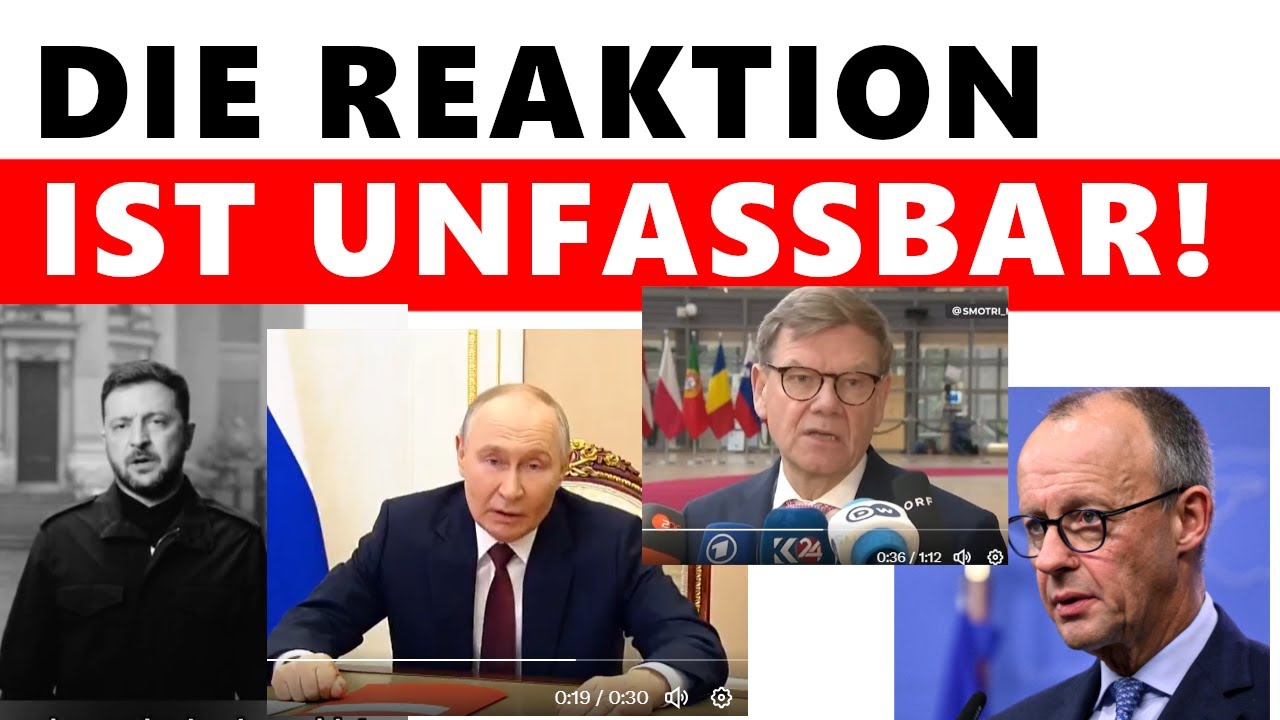 Trump erhöht Druck| Selenskij und Putin Rede | Merz überrascht alle!