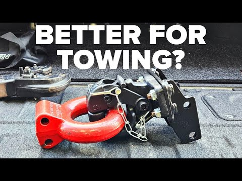 Real Pintle Hitch vs Drop Hitch with Adapter!