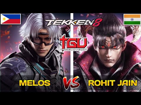 Melos (Lee) Vs Rohit Jain (Devil Jin) _ TWT 2024 _ TGU 2024 _ Tekken 8 _ Jan Ali Gaming