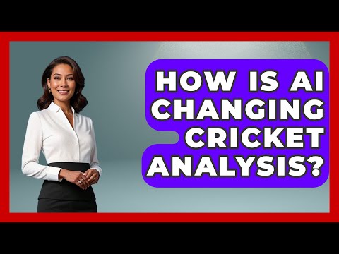 How Machine Learning Is Changing the Future of Cricket Analysis