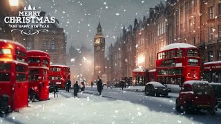 Beautiful Christmas Music From Another Room 🎁 Relaxing Christmas Ambience for Peaceful Sleep, Study