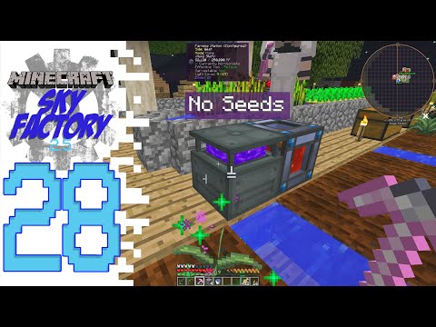 Sky Factory 2.5 (Modded Minecraft) - EP28 - Farming Station!