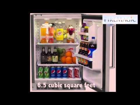 Fire Magic 24-Inch Outdoor Refrigerator Video