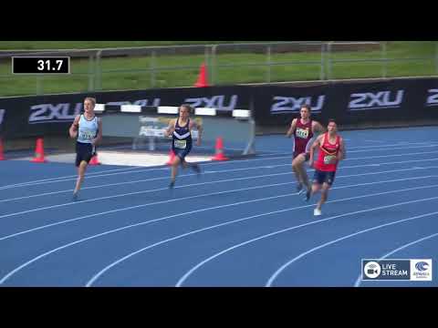 U17 Mens 400m - Heat 3 - 2018 Australian Junior Athletics Championships