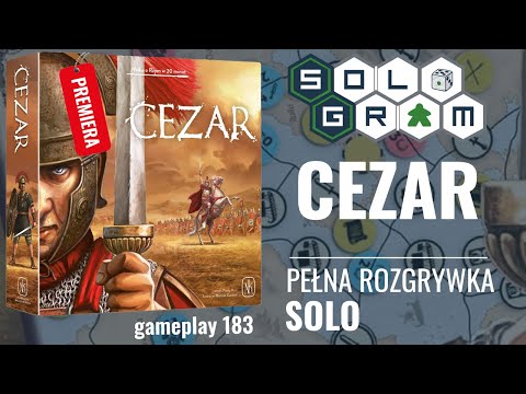 Cezar - walka o Rzym w 20 minut | pełna rozgrywka solo | zasady gry