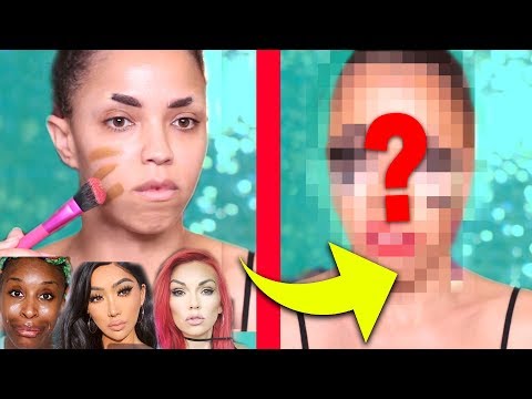 FULL FACE Using Beauty Gurus WORST Makeup Tips Video