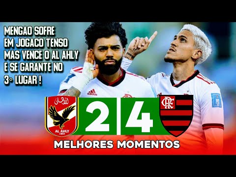 AL AHLY 2 X 4 FLAMENGO  MELHORES MOMENTOS DA DISPUTA DE 3° LUGAR MUNDIAL DE CLUES #flamengo #alahly
