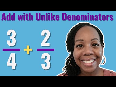 How to Add Fractions with Unlike Denominators | Teach Elementary Math
