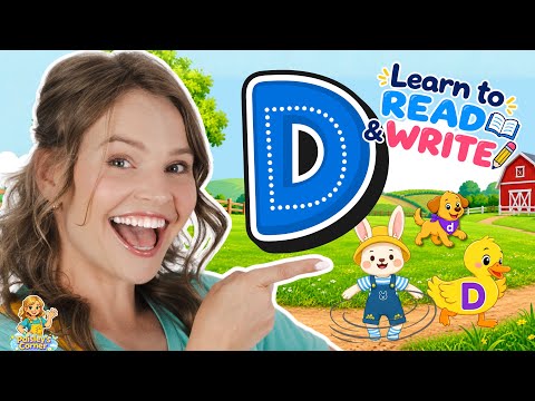 Learn to Read & Write Letter D w/ Silly Miss Lily! Phonics, Reading & Writing for Kids | Kids Videos - Kingdom Kids Zone, Little Learners, Shows - Paisley's Corner - Educational Videos for Kids