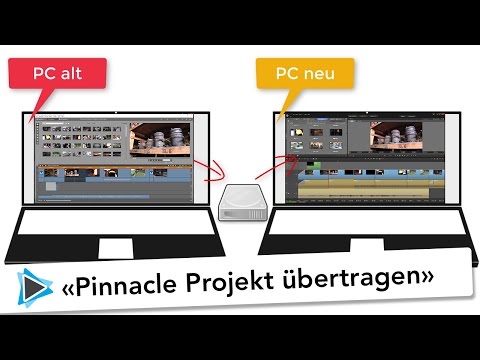 Pinnacle Studio Projekt von PC zu PC übertragen und auf einer neuen Version öffnen Video Tutorial
