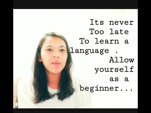 Be a beginner to learn any language ..