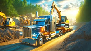 Veteran Trucker Tackles Heavy Load in American Truck Simulator - Day 13
