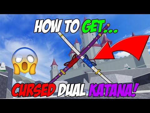 This is the BEST SWORD in the GAME?? (How to Get Cursed Dual Katana Blox Fruits)
