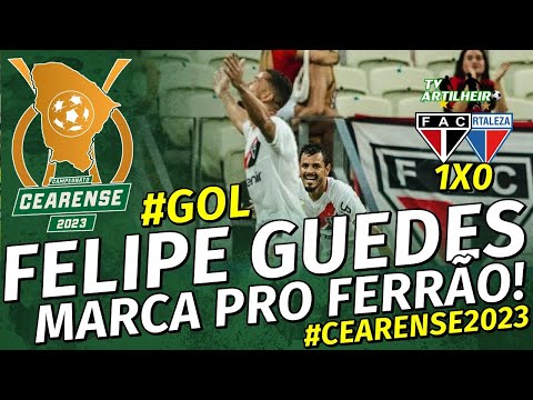 [Cearense '23] Felipe Guedes abre o placar pro Tubarão | Ferroviário 1 X 0 Fortaleza | TV ARTILHEIRO