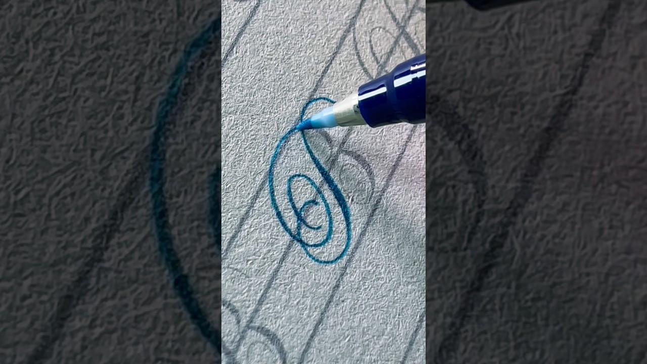 Edwardian Script Worksheet – Available on Etsy (@mtcrafte) #calligraphy #etsy #viral #reels