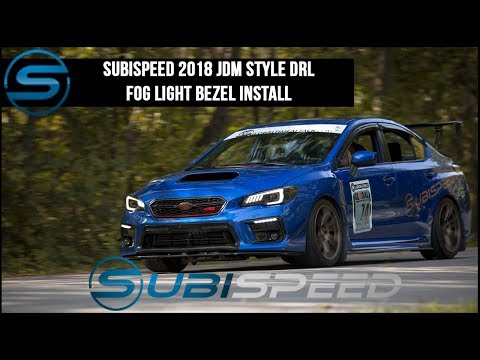 Subispeed 2018 JDM Style DRL Bezel Install