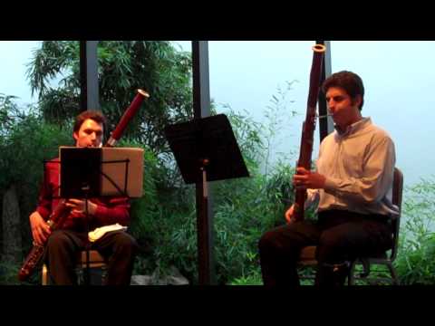 "All'idea di quel metallo" and "Numero quindici a mano manca" for Two Bassoons by Rossini