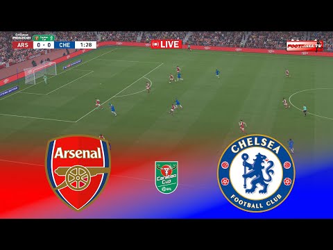 🔴LIVE : Arsenal vs Chelsea - EFL Carabao Cup 2025/26 Match | Pes 21 Gameplay Simulation